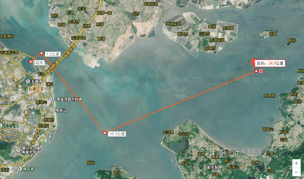 廈門旅游游艇租賃 帆船租賃